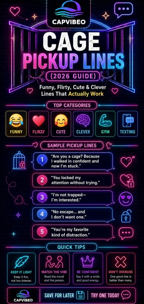 Cage Pickup Lines