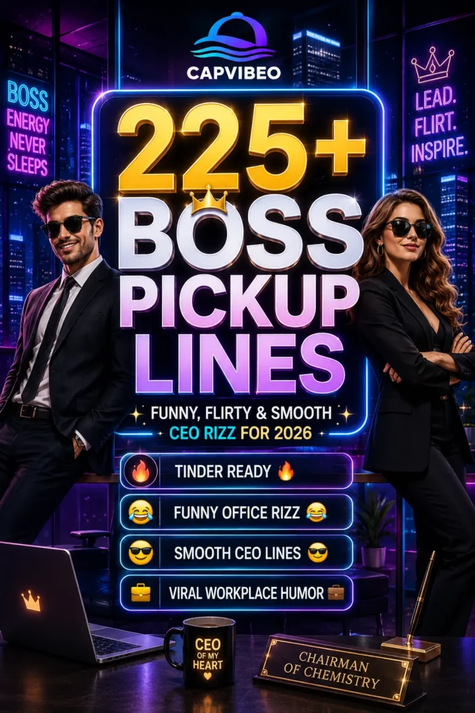 Boss Pickup Lines