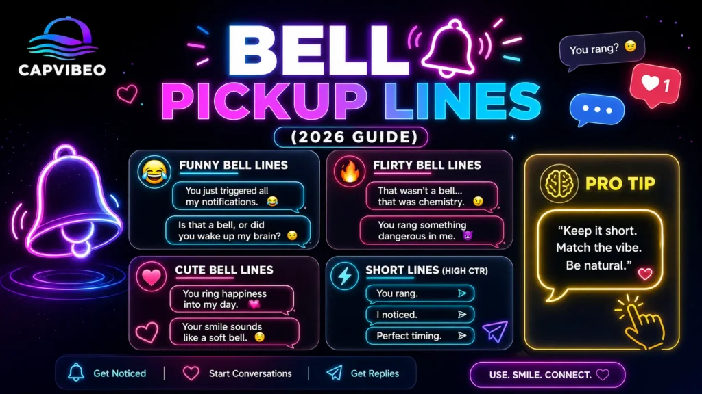 Bell Pickup Lines