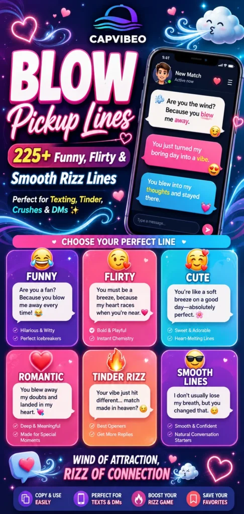 Blow Pickup Lines