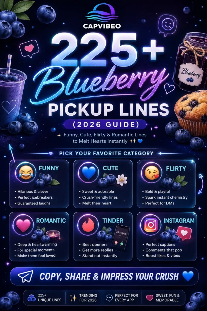 Blueberry Pickup Lines