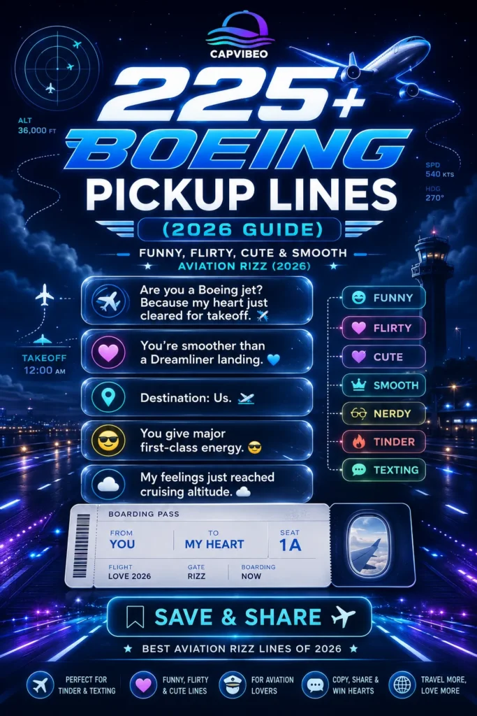 Boeing Pickup Lines 