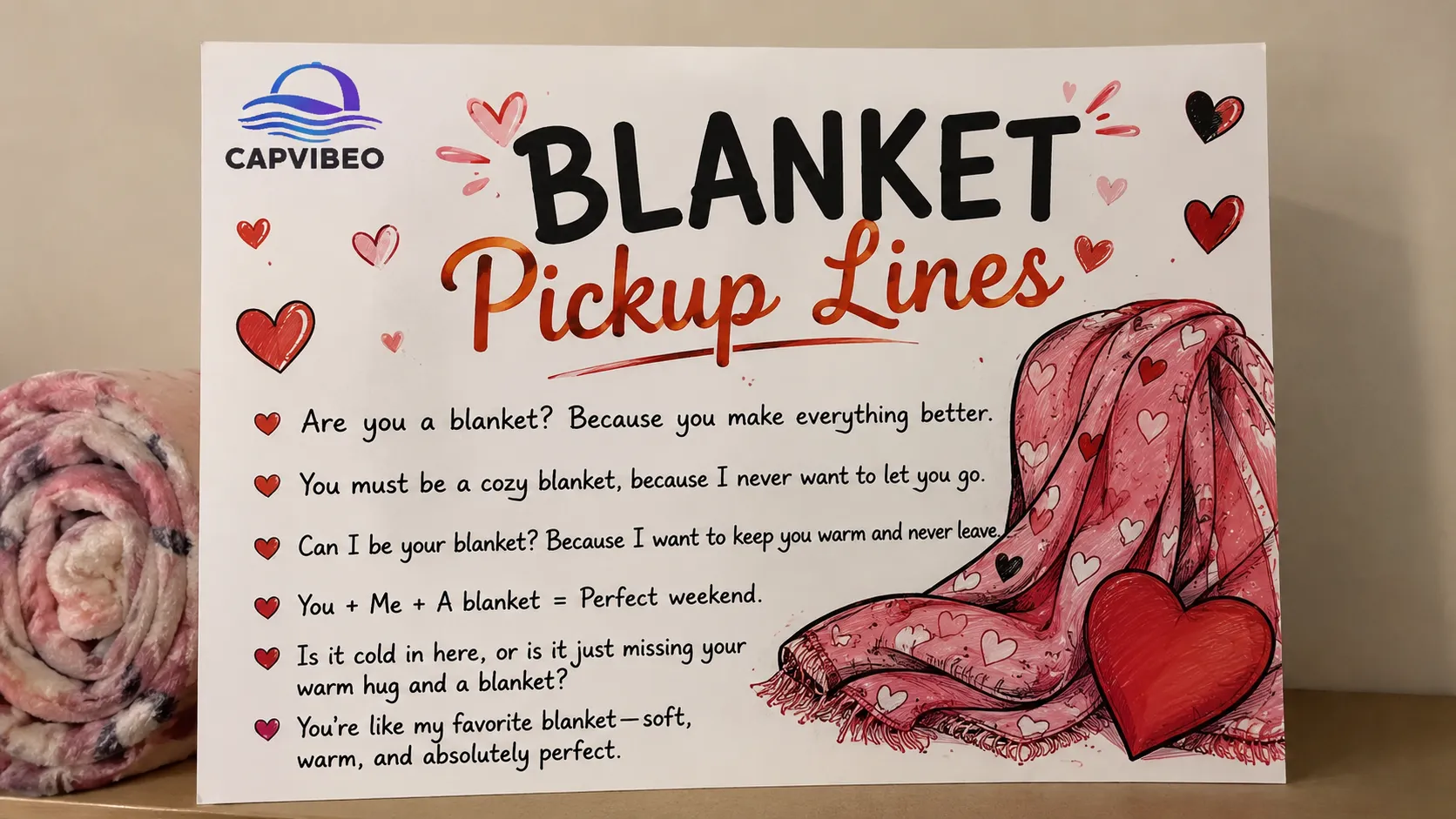 Blanket Pickup Lines
