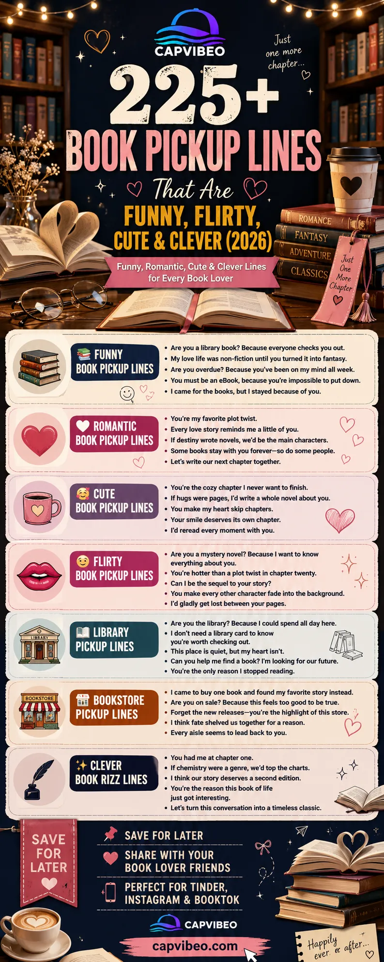 Book Pickup Lines 