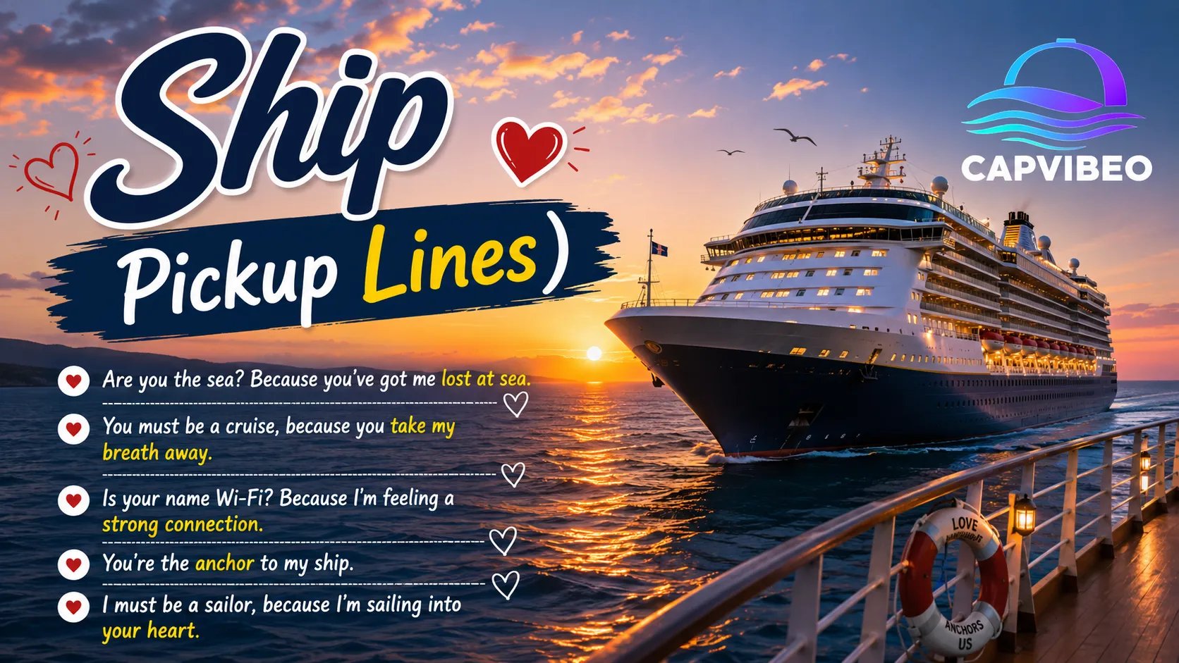 Ship Pickup Lines